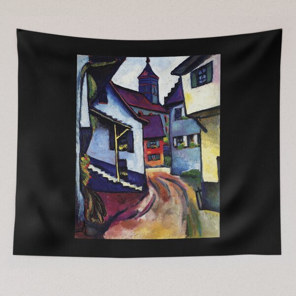 Item preview, Street With Church In Kandern - August Macke 	 designed and sold by yxkvfuigqw8.