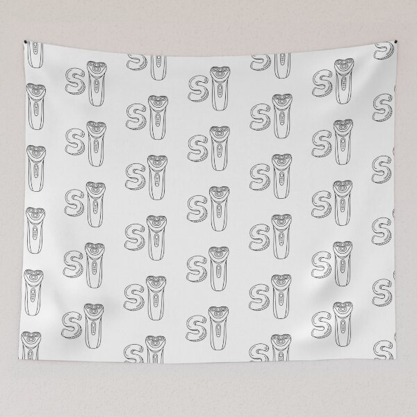 Item preview, An illustration of letter S stand for Shaver designed and sold by rasagamastore.