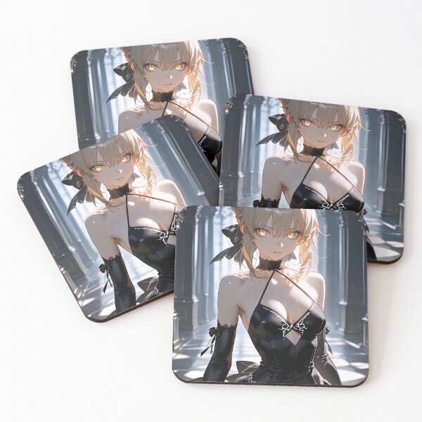 Item preview, Saber Alter Fate Stay Night Gothic Black Dress Waifu designed and sold by Zwjona.
