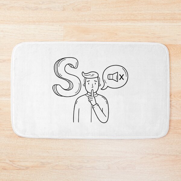 Item preview, An illustration of letter S stand for Silence designed and sold by rasagamastore.