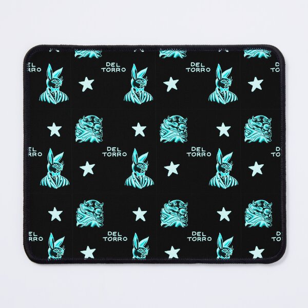 Item preview, BLUE GLOW Mister Rabbit X Skeleton Reaper Tattoo designed and sold by Del Torro Alternatives .