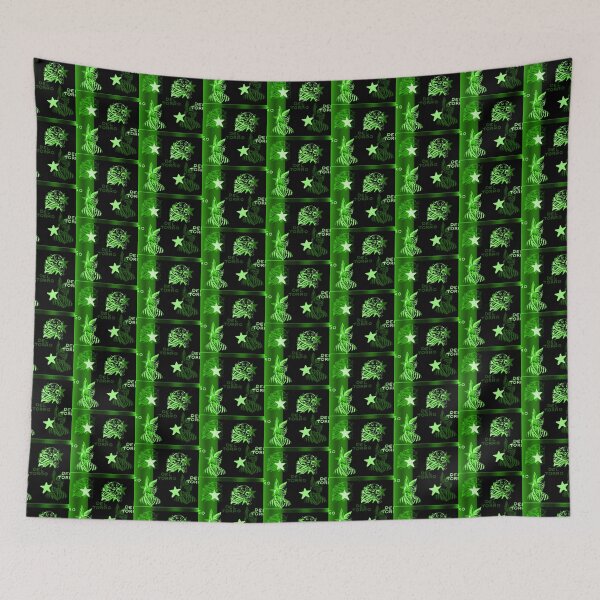 Item preview, GREEN GLOW Mister Rabbit X Skeleton Reaper Tattoo designed and sold by Del Torro Alternatives .