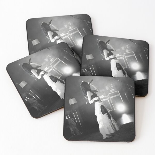Item preview, Lizzy McAlpine Live Concert Black & White Indie Art Photography designed and sold by vasilacielloa.