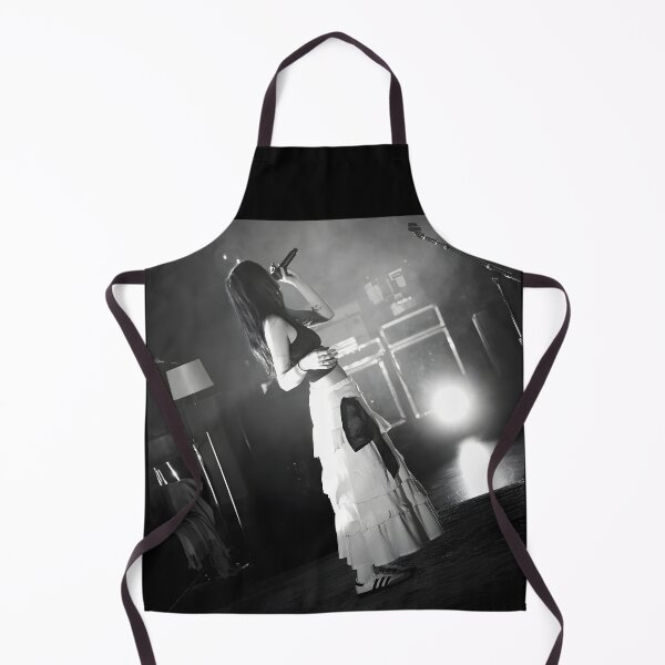 Item preview, Lizzy McAlpine Live Concert Black & White Indie Art Photography designed and sold by vasilacielloa.