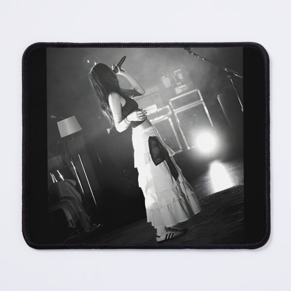 Item preview, Lizzy McAlpine Live Concert Black & White Indie Art Photography designed and sold by vasilacielloa.
