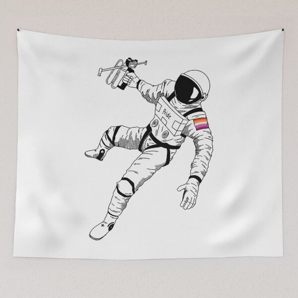 Item preview, Subtle Lesbian Pride Astronaut LGBTQ+ 	 	 designed and sold by bgsqteqm23.