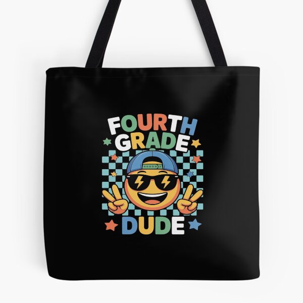 Item preview, Fourth Grade Dude Back to School First Day of 4th Grade Boys designed and sold by Idarmotar.