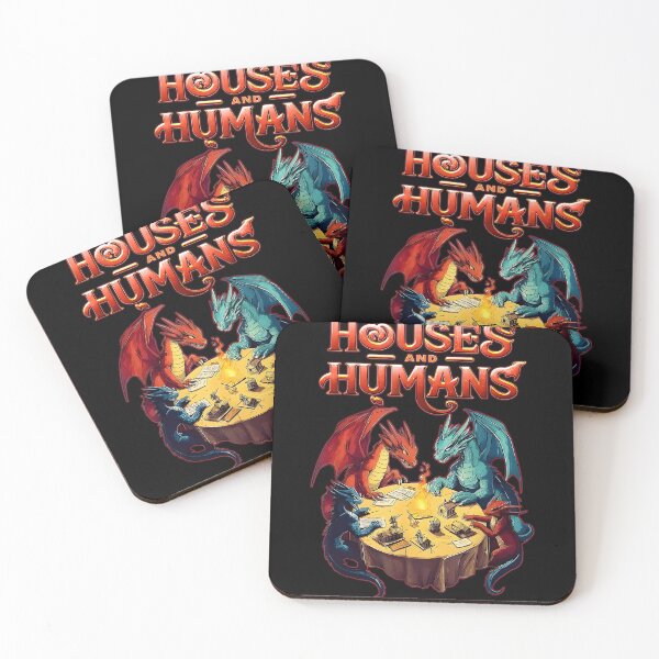 Item preview, Fiery Dragons Playing Houses and Humans designed and sold by AriePollich.