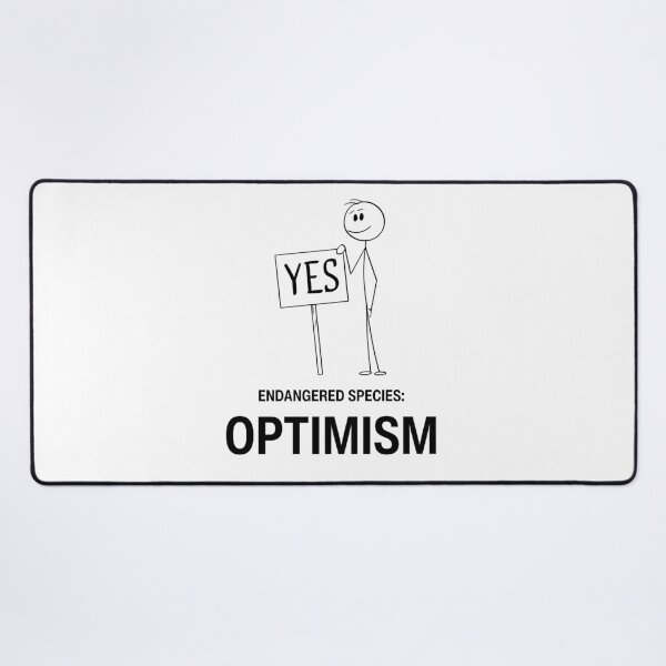 Artikelvorschau, Endangered Species Optimism | Funny Stick Figure Sarcasm Design entworfen und verkauft von GiggleShift.