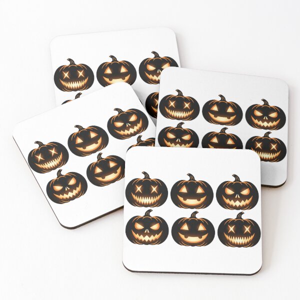 Item preview, Glowing Jack-o-Lantern Faces Set designed and sold by 0606PM.