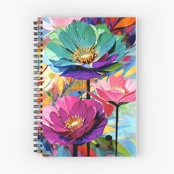 Item preview, Flower Garden Abstract Painting designed and sold by ViaARTfactory.