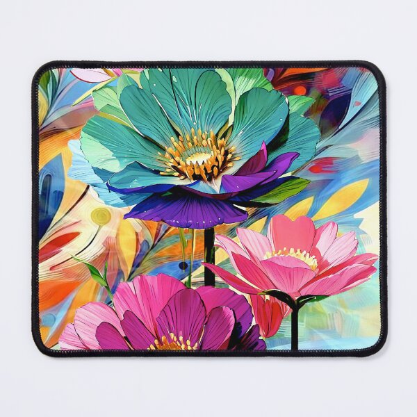 Item preview, Flower Garden Abstract Painting designed and sold by ViaARTfactory.