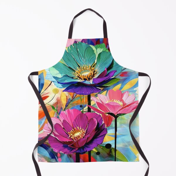 Item preview, Flower Garden Abstract Painting designed and sold by ViaARTfactory.