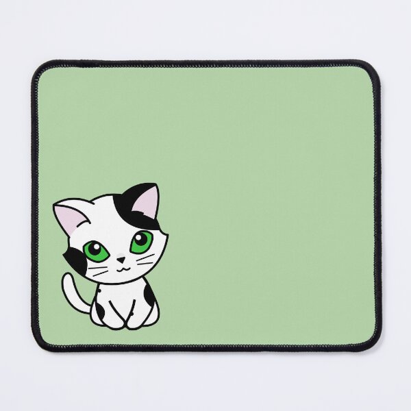 Item preview, Black Spotted Cat with Green Eyes designed and sold by missnisa.