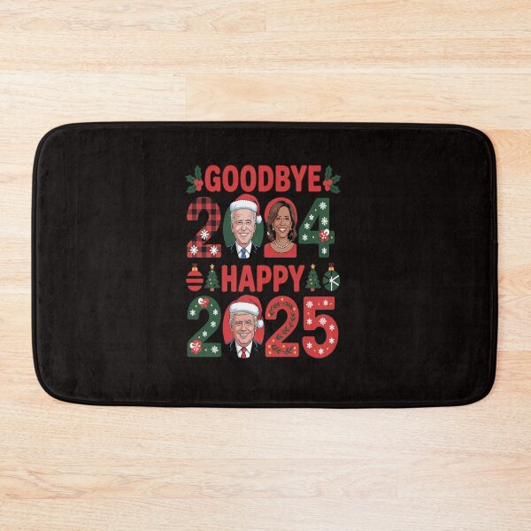 Item preview, Goodbye 2024 Hello 2025 TRUMP Christmas New Year's Eve designed and sold by VladoZork.