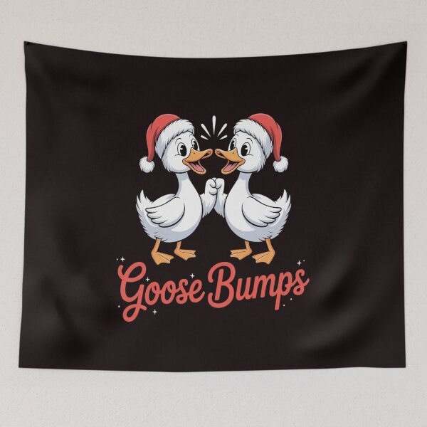 Item preview, Goose Bumps Goosebumps Funny Christmas Geese Fist Bump designed and sold by VladoZork.