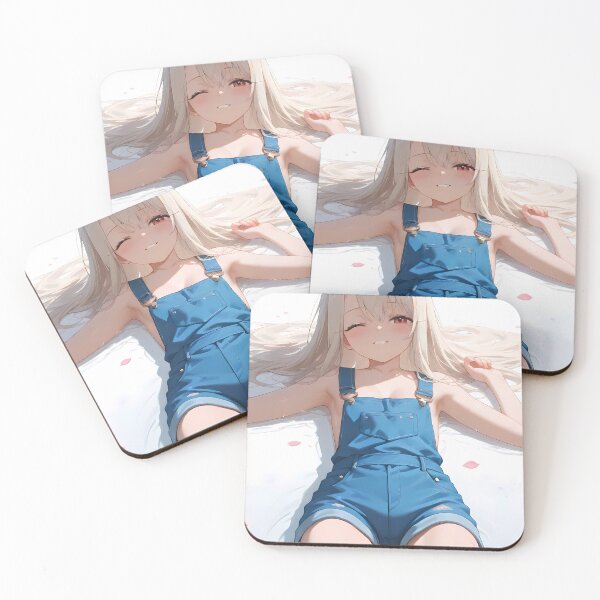 Item preview, Einzbern Illyasviel Fate Stay Night Anime Girl Casual Blue Overalls designed and sold by Zwjona.