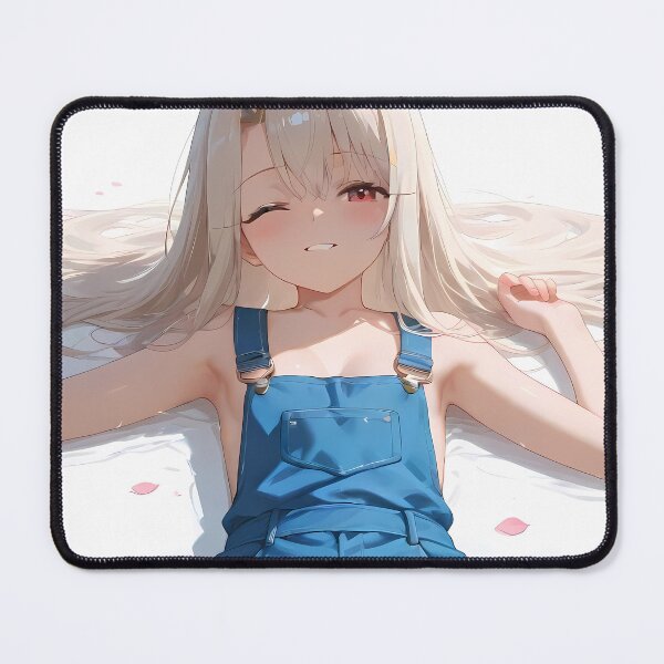 Item preview, Einzbern Illyasviel Fate Stay Night Anime Girl Casual Blue Overalls designed and sold by Zwjona.