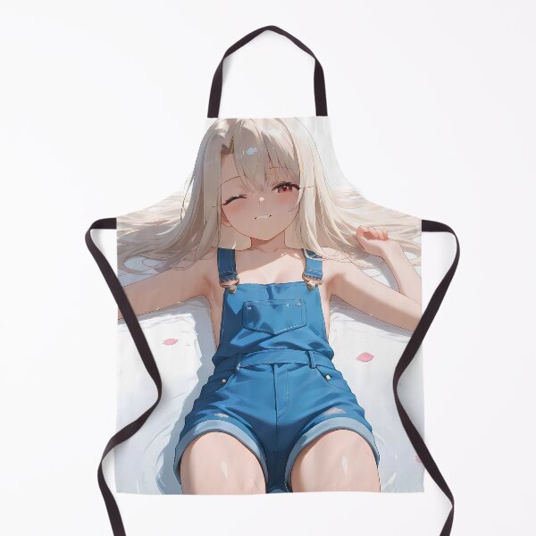 Item preview, Einzbern Illyasviel Fate Stay Night Anime Girl Casual Blue Overalls designed and sold by Zwjona.