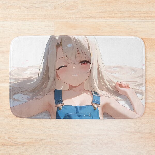 Item preview, Einzbern Illyasviel Fate Stay Night Anime Girl Casual Blue Overalls designed and sold by Zwjona.