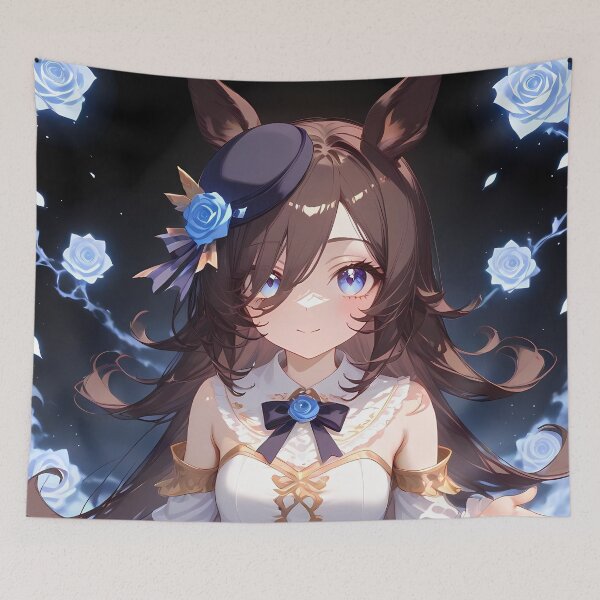 Item preview, Rice Shower Uma Musume Pretty Derby Blue Rose Fantasy Light designed and sold by HumbertoValveno.