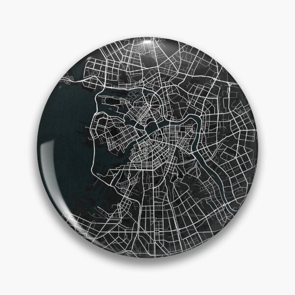 Item preview, Saint Petersburg City Map of Russia - Dark designed and sold by deMAP.