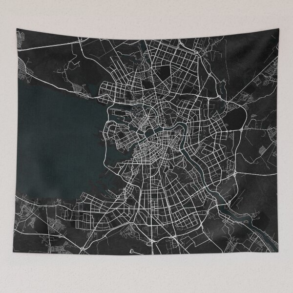 Item preview, Saint Petersburg City Map of Russia - Dark designed and sold by deMAP.