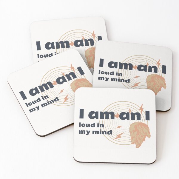Item preview, I Am an I, Loud in My Mind – Illustrated Thinker Design designed and sold by downUnderInk.