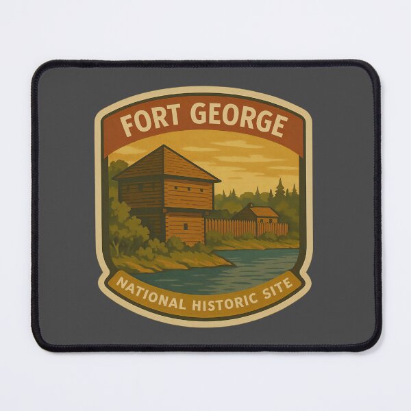 Item preview, Vintage Canadian National Park Prints: Fort George designed and sold by PinUpPizzazz.