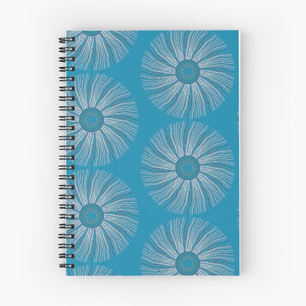 Item preview, Teal Navy Geometric Mandala Burst designed and sold by LaiThaiPatterns.