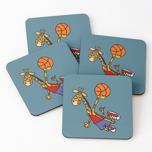 Item preview, Funny Giraffe Slam Dunk Basketball Sports.png designed and sold by Zayalanni.