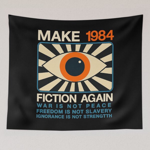Item preview, Make 1984 Fiction Again Retro Political designed and sold by DakirooStudio.