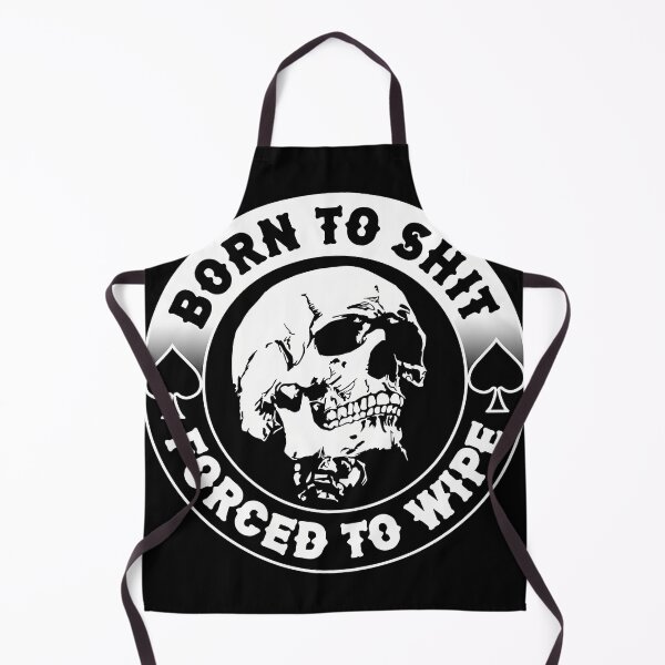 Item preview, Forced To Wipe Meme Skull Badge Motorcycle designed and sold by Ryancia.