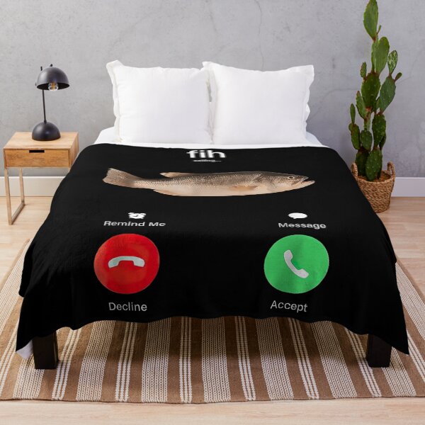Item preview, Fih Calling Remind Me Message Decline Accept Phone Call Fish designed and sold by Ryancia.