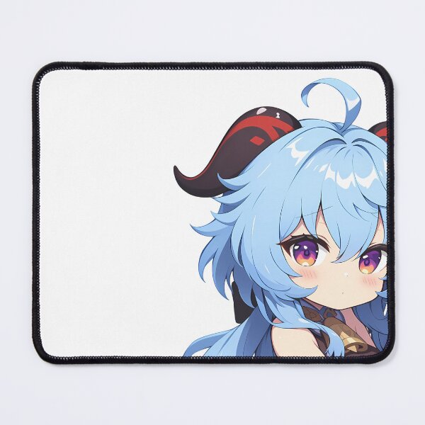 Item preview, Ganyu Genshin Impact Game Anime Chibi Kawaii Peeker designed and sold by HumbertoValveno.