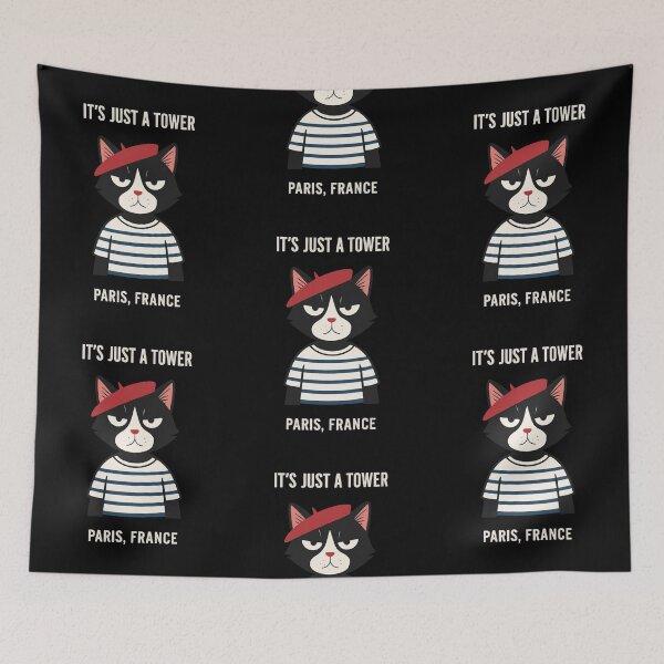 Item preview, Paris, Travel Poster  | French Cat  designed and sold by LeQuirks.