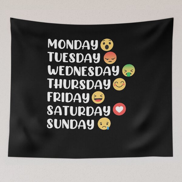 Item preview, Monday Through Saturday Funny Quote designed and sold by DouglasVel19.