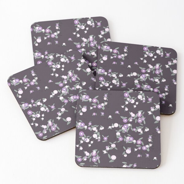 Item preview, Darkbloom Plum Seamless Floral Repeat designed and sold by LaiThaiPatterns.