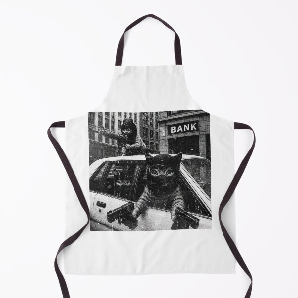 Item preview, Funny Meme Bank Robber Cat designed and sold by RebeccaLittlee.