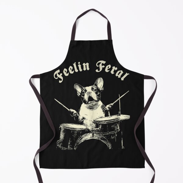 Item preview, Feelin Feral For Vintage Cute Boston Terrier Playing Drums Lover Graphic designed and sold by MOHAMED FRASER.