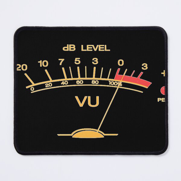 Item preview, Volume Vu Meter Vintage Audio Engineer Recording Studio designed and sold by HennaHaapanen.