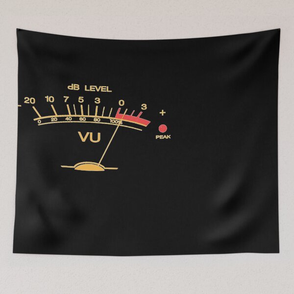 Item preview, Volume Vu Meter Vintage Audio Engineer Recording Studio designed and sold by HennaHaapanen.