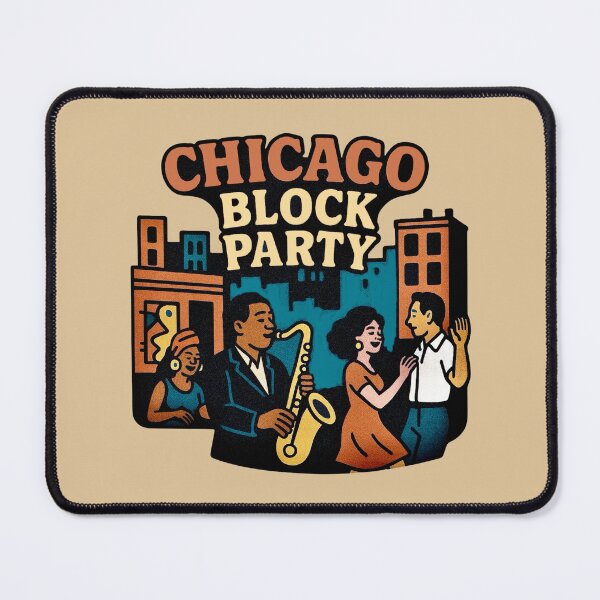 Item preview, Chicago Block Party designed and sold by Myra365Art.