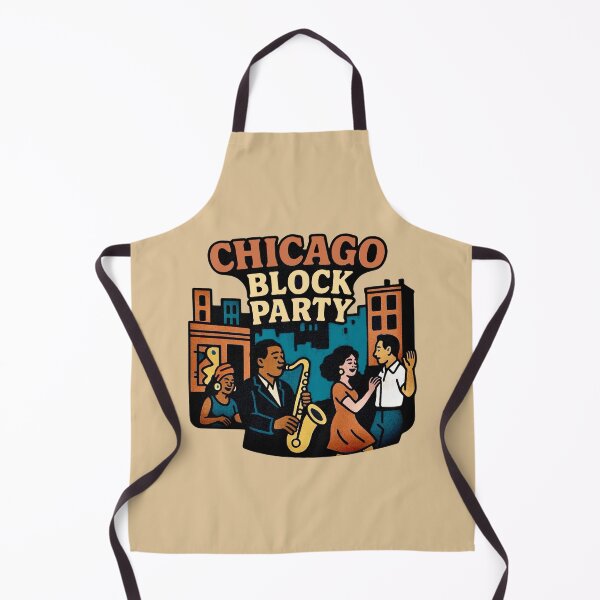 Item preview, Chicago Block Party designed and sold by Myra365Art.