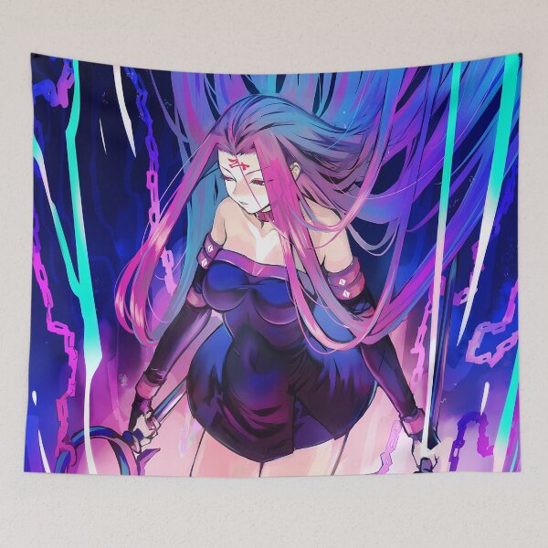 Aperçu de l'œuvre Rider Fate Stay Night Anime Girl Chaînes éclair créée et vendue par Zwjona.