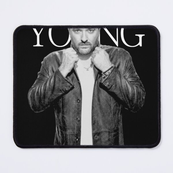 Item preview, Chris Young Monochrome Tribute Music Portrait designed and sold by KelleyWSchwartz.