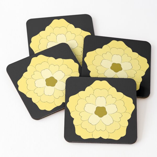 Item preview, Yellow Flower (Large) – Layered Petal Botanical Design designed and sold by TummysEmporium.