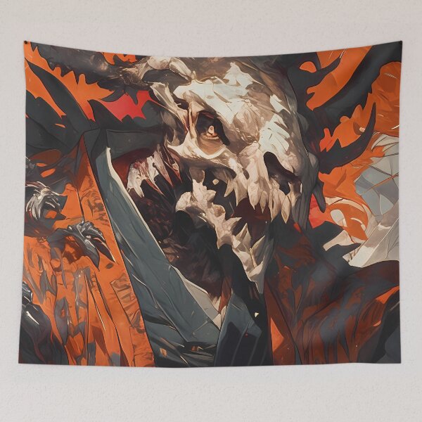 Item preview, Elias Ainsworth Dark Mystical Ancient Magus Bride Skull Mask Power designed and sold by HumbertoValveno.
