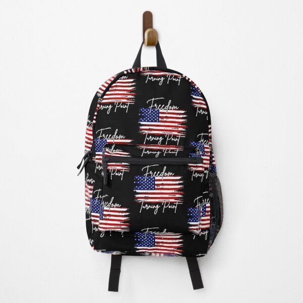 Item preview, Charlie Kirk Freedom Turning Point American Flag designed and sold by chuck-brock.