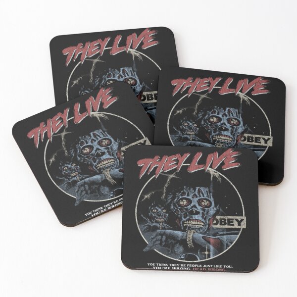 Item preview, They Live (DISTRESSED),John carpenter, horror designed and sold by VivianneCremin.